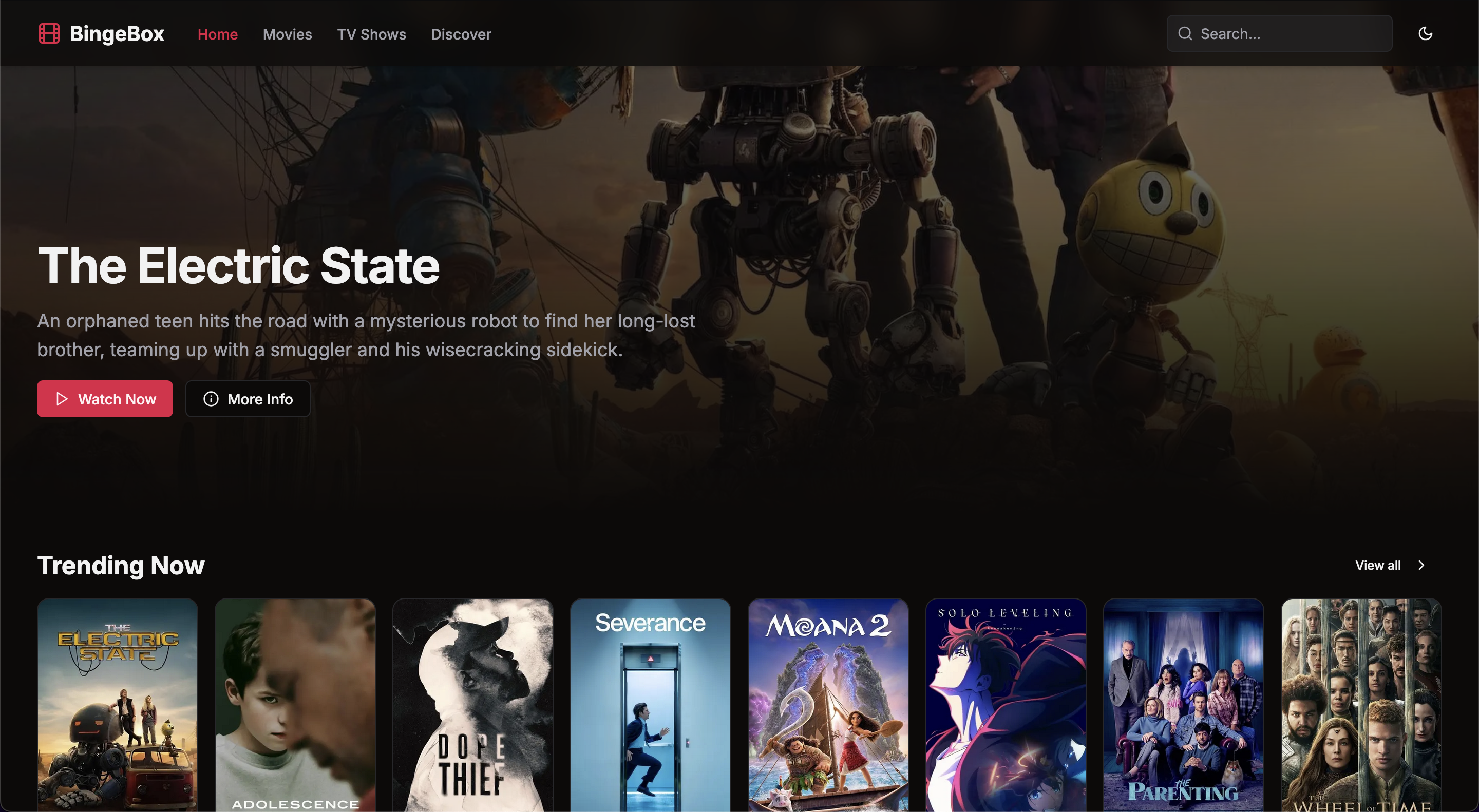 BingeBox - Streaming Platform